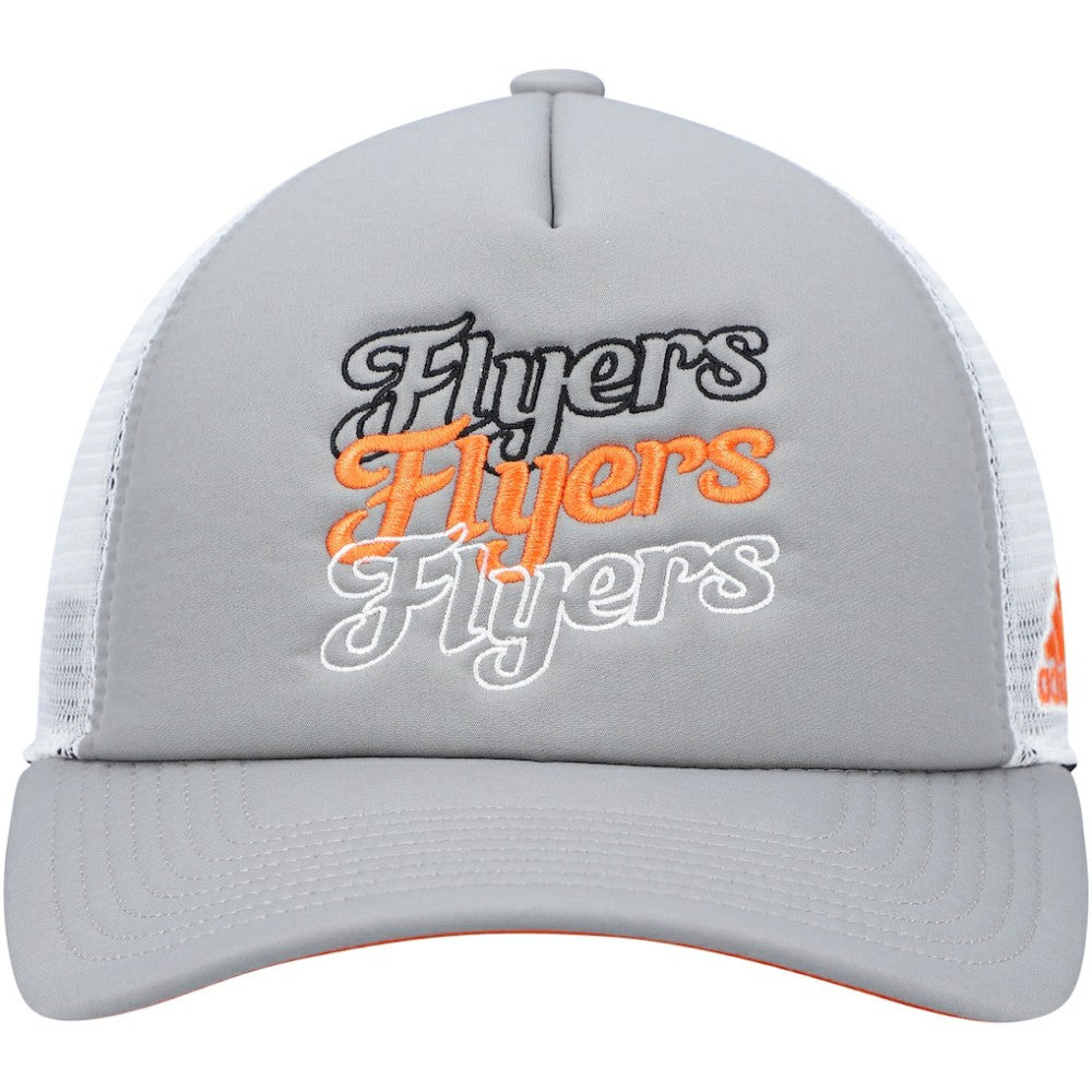Philadelphia Flyers adidas Women's Foam Trucker Snapback Hat - Gray/White - NHL 4360308