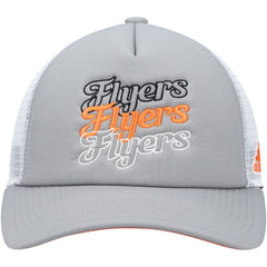 Philadelphia Flyers adidas Women's Foam Trucker Snapback Hat - Gray/White - NHL 4360308