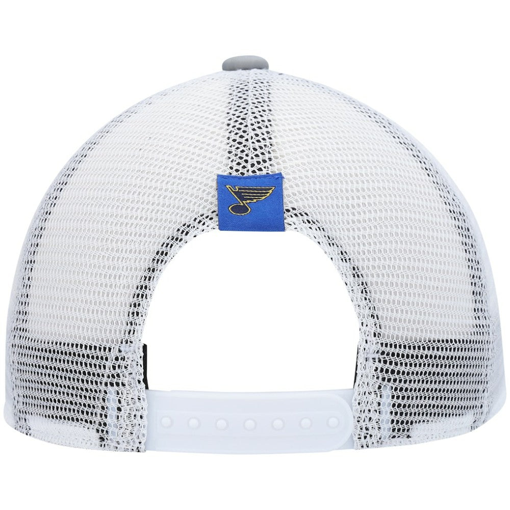 St. Louis Blues adidas Women's Foam Trucker Snapback Hat - Gray/White - NHL 4360315