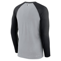 Chicago White Sox Nike Game Authentic Collection Performance Raglan Long Sleeve T-Shirt - Gray/Black - Nike on Sale