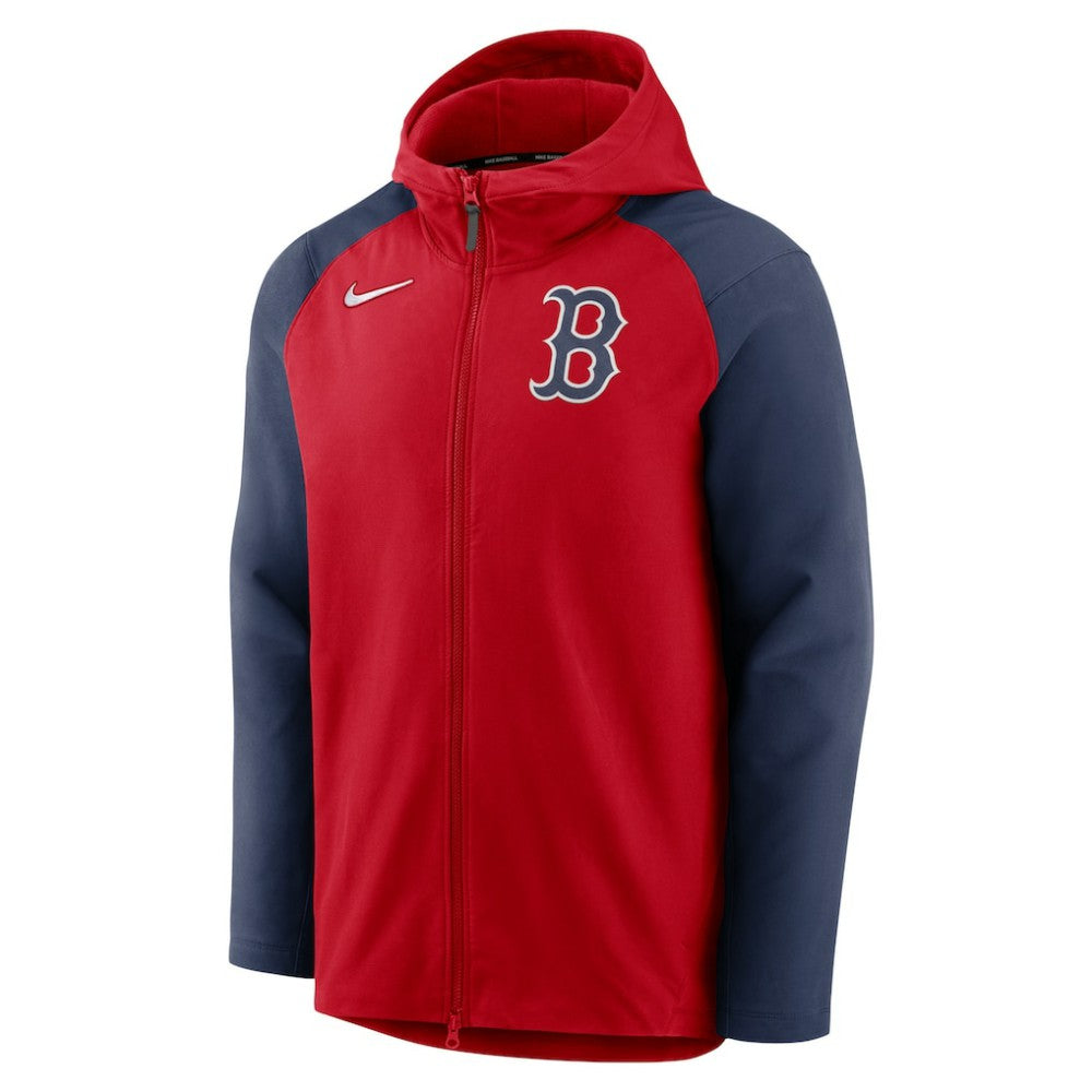 Boston Red Sox Nike Authentic Collection Performance Raglan Full-Zip Hoodie - Red/Navy - Nike Discount
