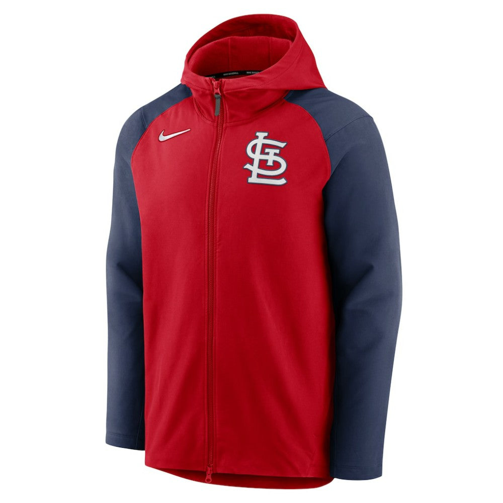 St. Louis Cardinals Nike Authentic Collection Performance Raglan Full-Zip Hoodie - Red/Navy - Nike Sale
