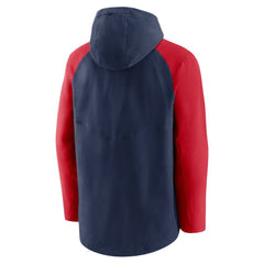 Boston Red Sox Nike Authentic Collection Performance Raglan Full-Zip Hoodie - Navy/Red - Nike Lifestyle
