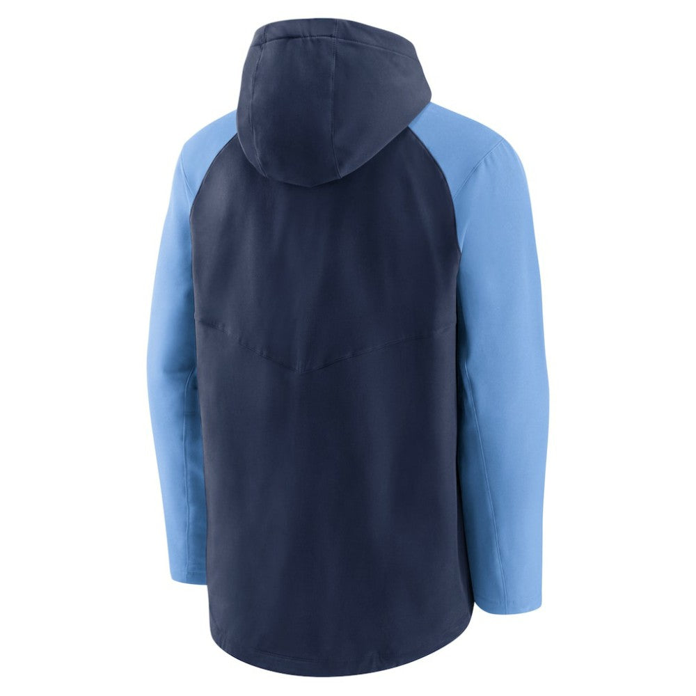 Tampa Bay Rays Nike Authentic Collection Performance Raglan Full-Zip Hoodie - Navy/Light Blue - Nike Lifestyle
