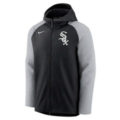 Chicago White Sox Nike Authentic Collection Performance Raglan Full-Zip Hoodie - Black/Gray - Nike Discount