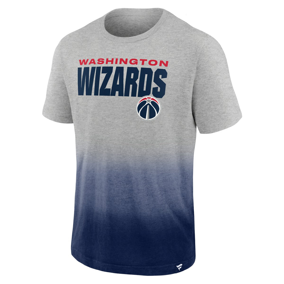 Washington Wizards Board Crasher Dip-Dye T-Shirt Heathered Gray/Navy | Fanatics for sale