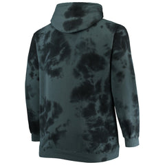 Brooklyn Nets Big & Tall Wordmark Cloud Dye Pullover Hoodie Black | Fanatics discount