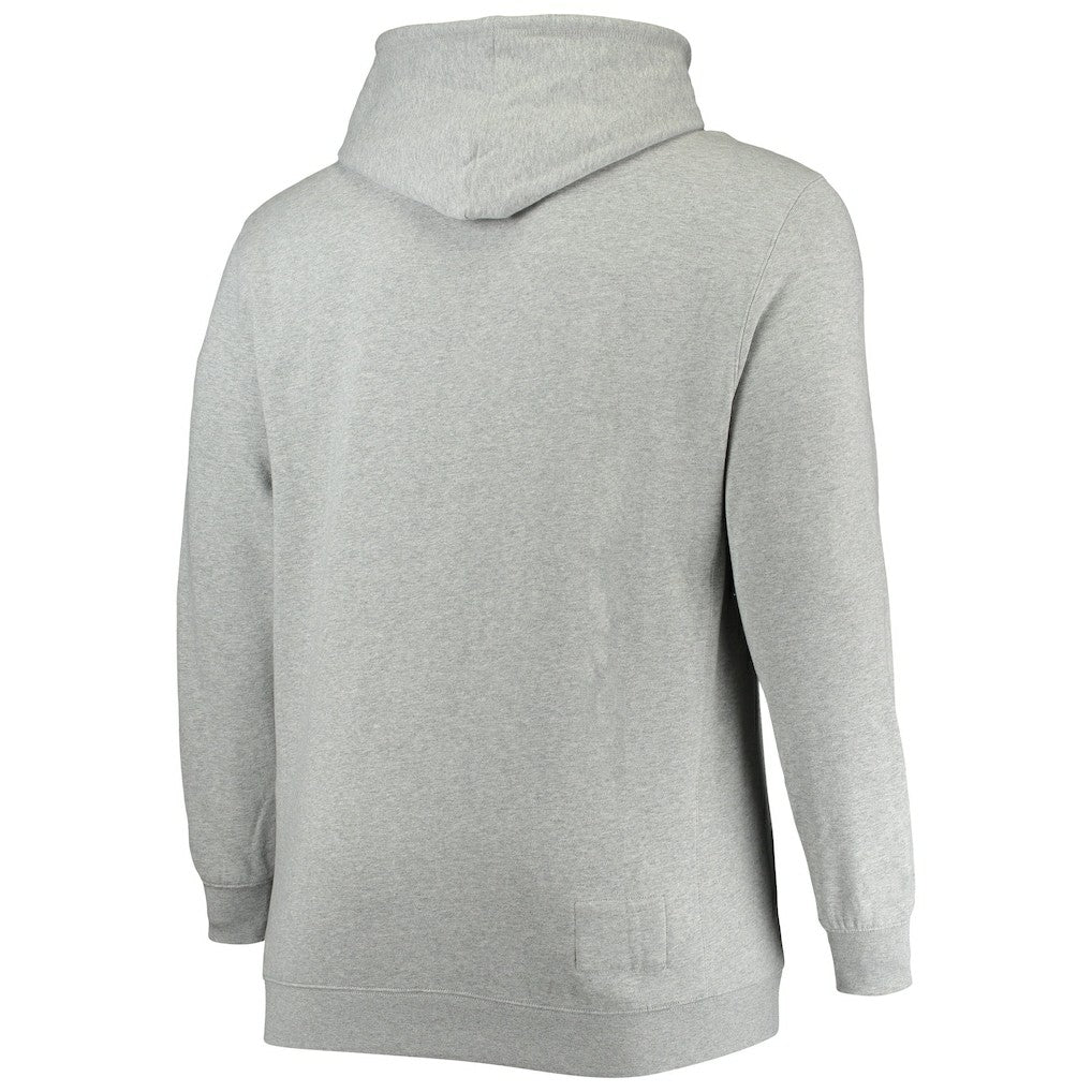 Philadelphia 76ers Hardwood Classics Big & Tall Throwback Pullover Hoodie Heathered Gray | Mitchell & Ness discount