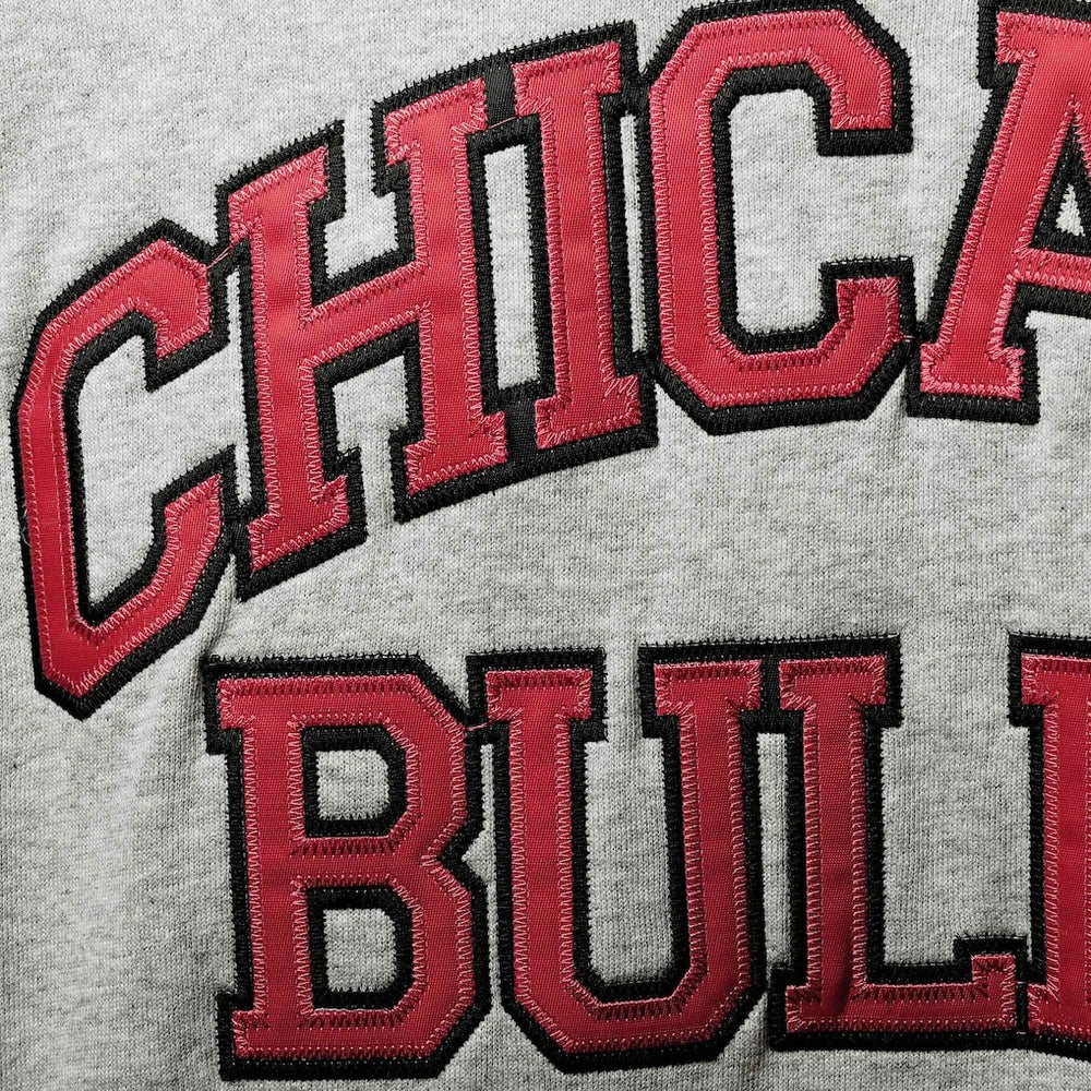 Chicago Bulls Hardwood Classics Big & Tall Throwback Pullover Hoodie for sale Heathered Gray | Mitchell & Ness