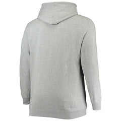 Chicago Bulls Hardwood Classics Big & Tall Throwback Pullover Hoodie for sale Heathered Gray | Mitchell & Ness
