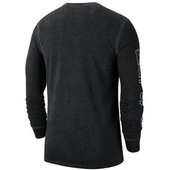 Brooklyn Nets Courtside Retro Elevated Long Sleeve T-Shirt Black | Nike for sale