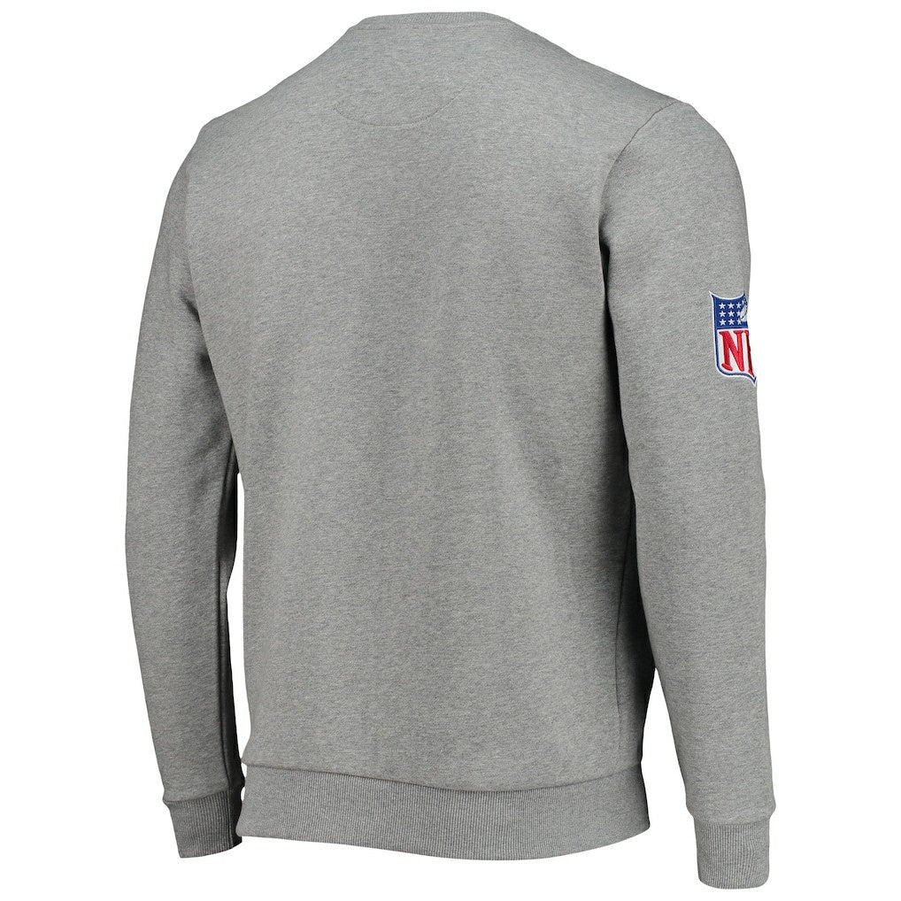 New Orleans Saints Starter Locker Room Throwback End Zone Pullover Sweatshirt Gray