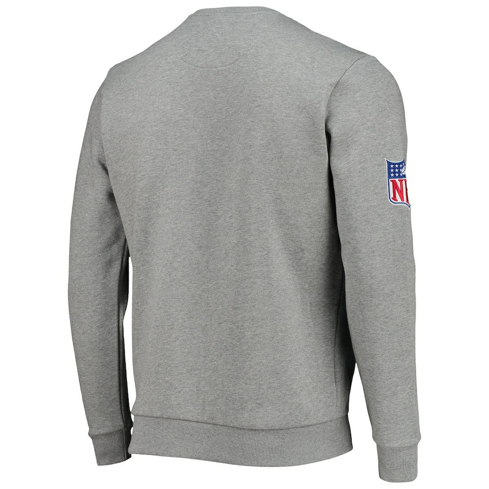 New Orleans Saints Starter Locker Room Throwback End Zone Pullover Sweatshirt Gray