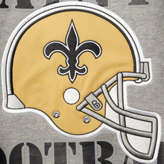 New Orleans Saints Starter Locker Room Throwback End Zone Pullover Sweatshirt Gray