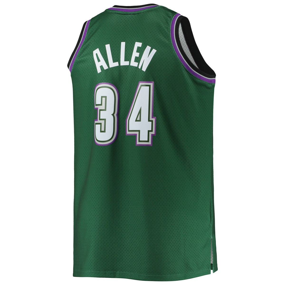Ray Allen Milwaukee Bucks Big & Tall 1996/97 Hardwood Classics Swingman Jersey Hunter Green | Mitchell & Ness