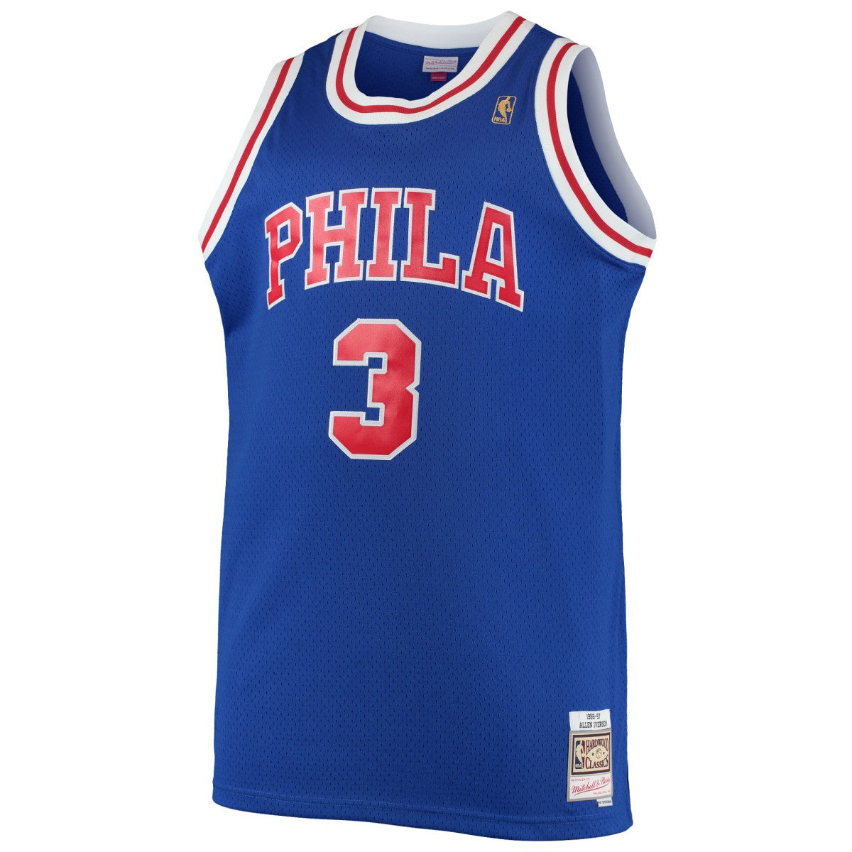 Allen Iverson Philadelphia 76ers 1996/97 Big & Tall Hardwood Classics Swingman Jersey Royal | Mitchell & Ness outlet