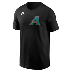 Arizona Diamondbacks Nike Cooperstown Collection Wordmark T-Shirt - Black - Nike on Sale