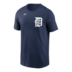 Detroit Tigers Nike Cooperstown Collection Wordmark T-Shirt - Navy - Nike Lifestyle