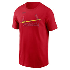 St. Louis Cardinals Nike Cooperstown Collection Wordmark T-Shirt - Red - Nike Online