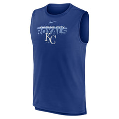 Kansas City Royals Nike Knockout Stack Exceed Performance Muscle Tank Top -Royal - Nike Discount
