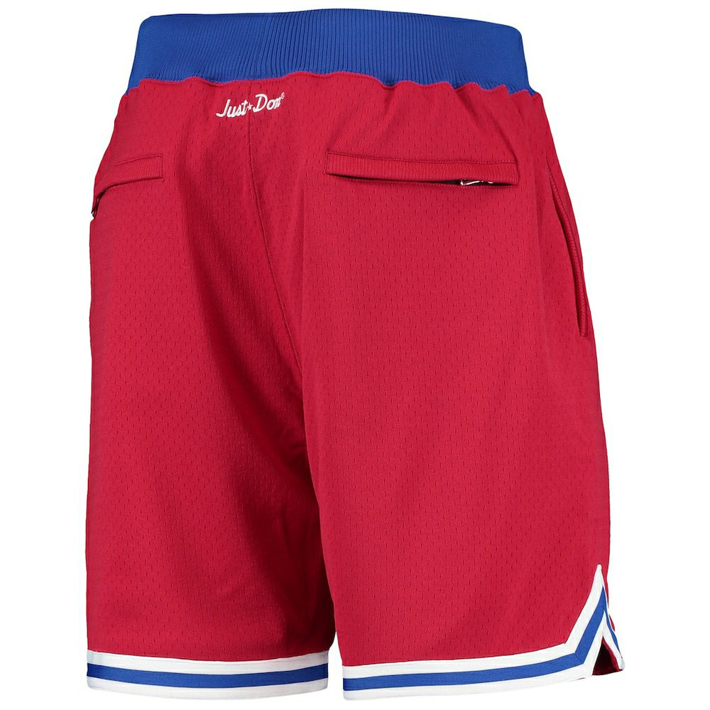 Mitchell & Ness New England Patriots Just Don Gold Rush Shorts Red