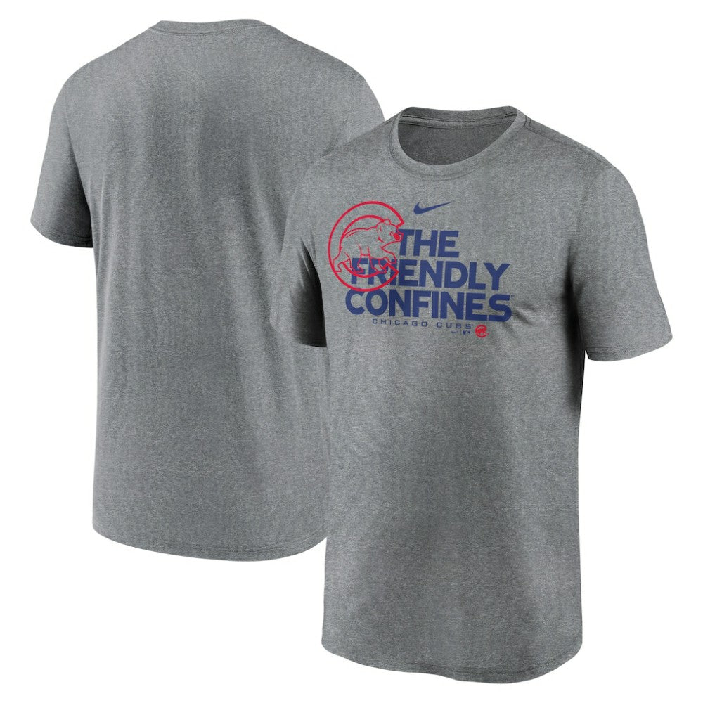 Chicago Cubs Nike Local Rep Legend Performance T-Shirt - Heathered Charcoal - Nike Lifestyle