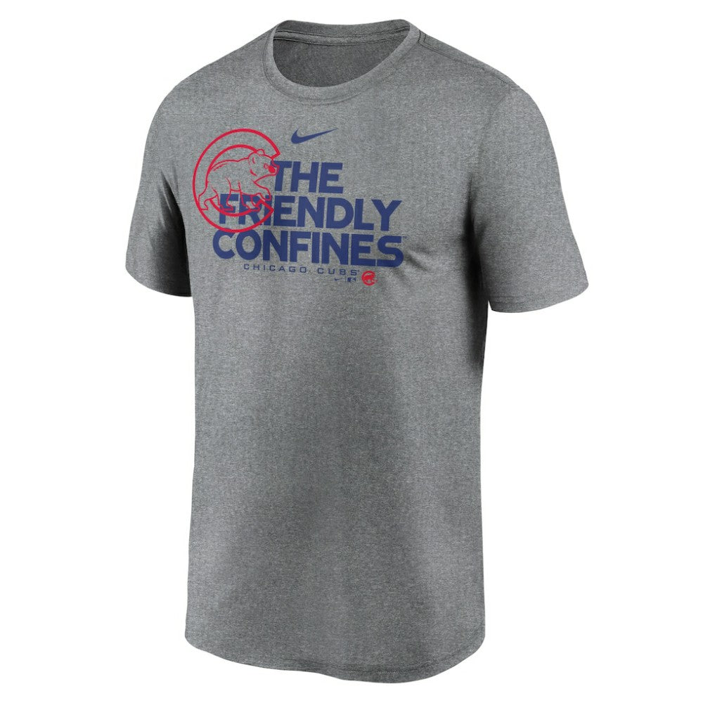 Chicago Cubs Nike Local Rep Legend Performance T-Shirt - Heathered Charcoal - Nike Lifestyle