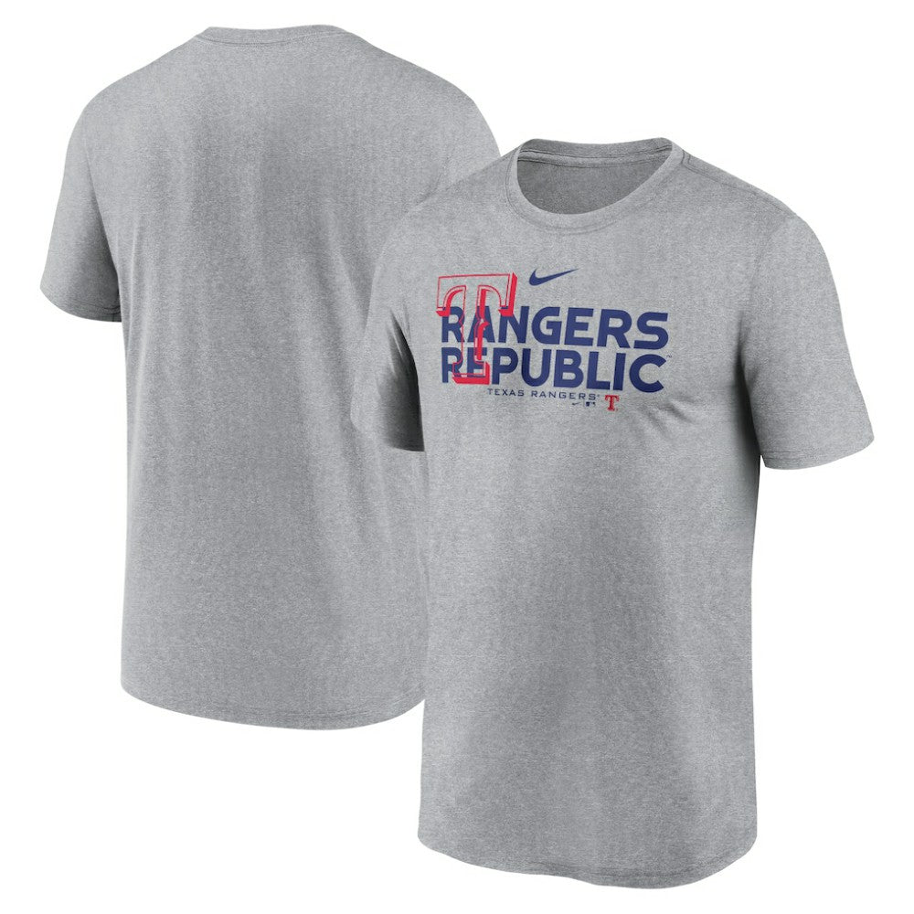 Texas Rangers Nike Local Rep Legend Performance T-Shirt - Heathered Charcoal - Nike Online
