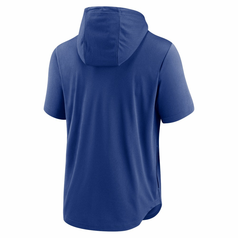 Kansas City Royals Nike Lockup Performance Short Sleeve Lightweight Hooded Top - Royal - Nike on Sale