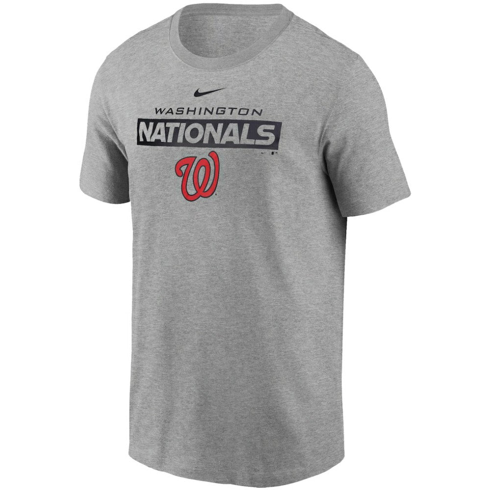 Washington Nationals Nike Team T-Shirt - Heather Gray - Nike Discount