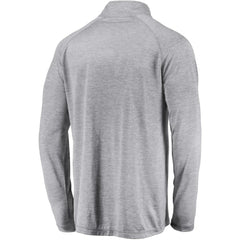 San Diego Padres Fanatics Primary Logo Quarter-Zip Raglan Jacket - Gray - Fanatics Lifestyle