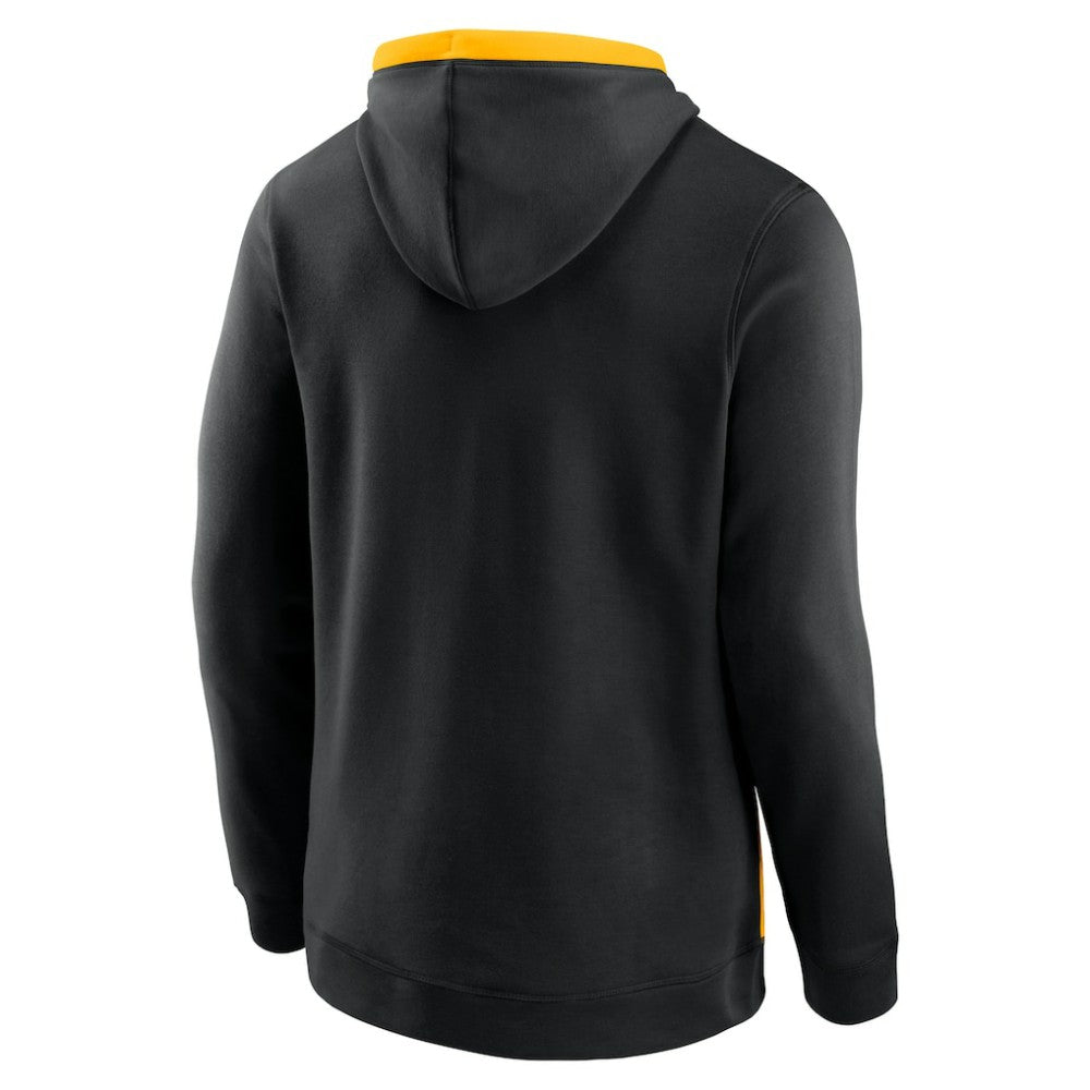Pittsburgh Pirates Fanatics True Classics Fanarama Pullover Hoodie - Black - Fanatics Sale