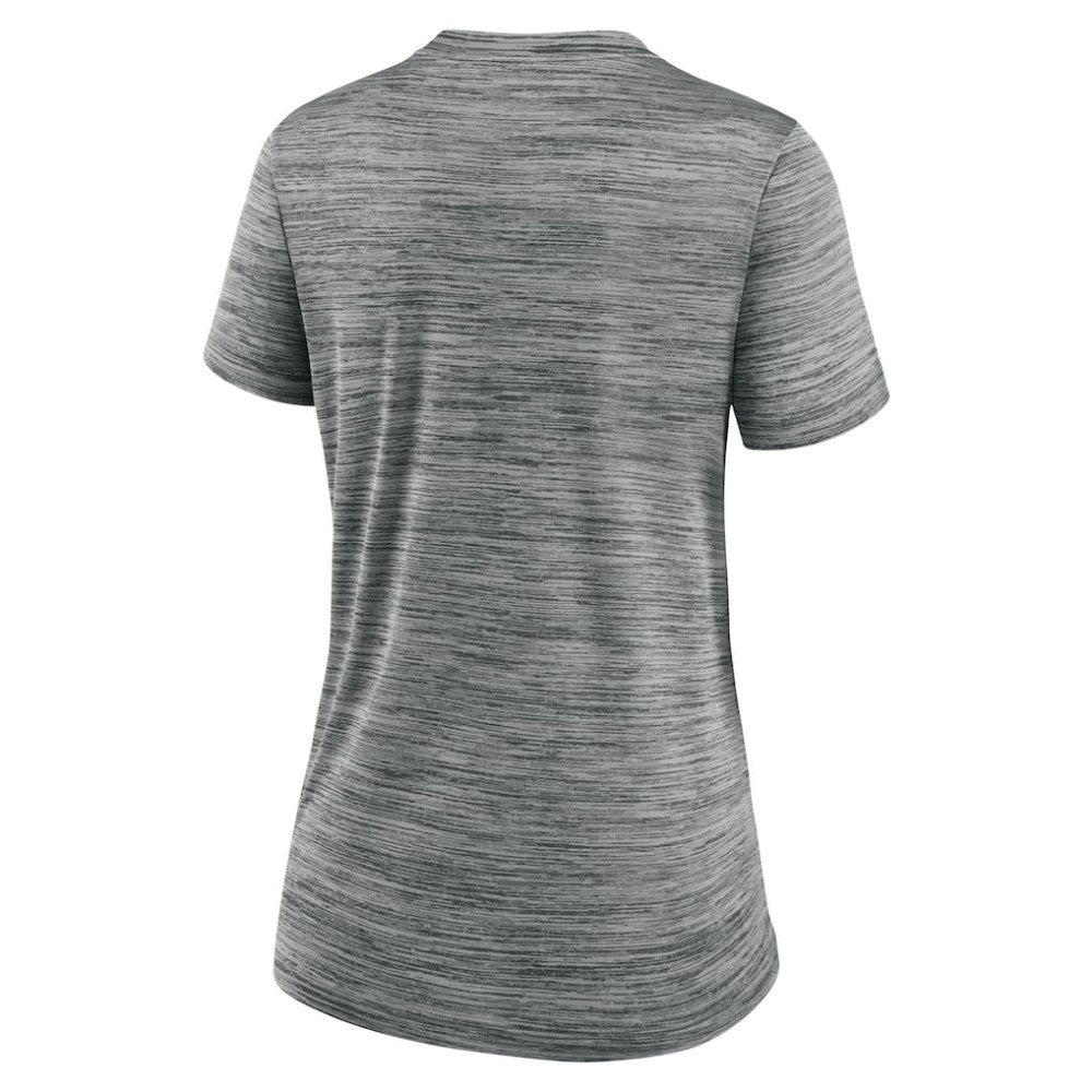 San Francisco Giants Nike Women's Authentic Collection Velocity Performance V-Neck T-Shirt - Anthracite - Nike Discount