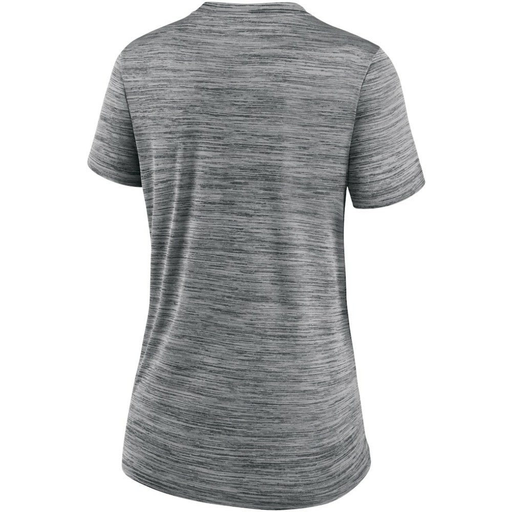 Chicago White Sox Nike Women's Authentic Collection Velocity Performance V-Neck T-Shirt - Anthracite - Nike Online
