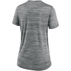 Chicago White Sox Nike Women's Authentic Collection Velocity Performance V-Neck T-Shirt - Anthracite - Nike Online
