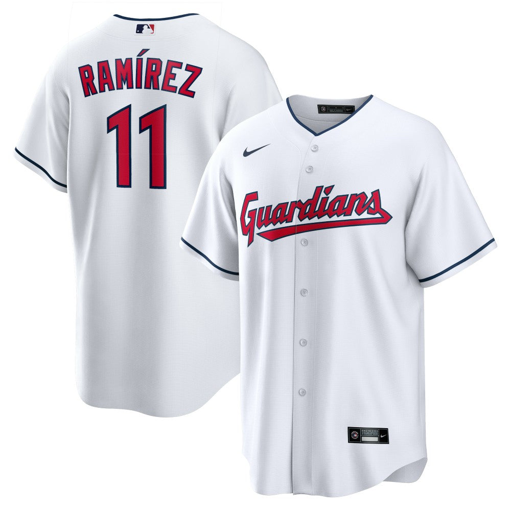 José Ramírez Cleveland Guardians Nike Replica Player Jersey - White - Nike Lifestyle