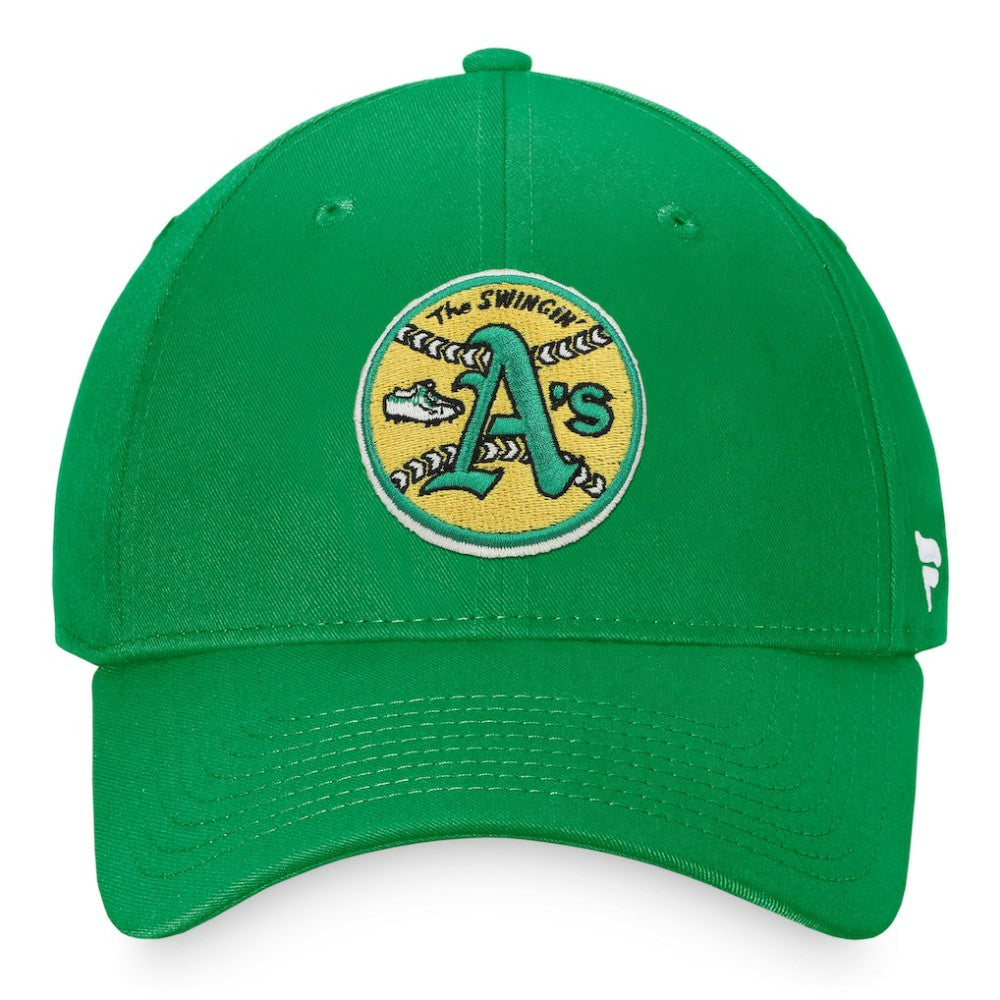 Athletics Fanatics Cooperstown Collection Core Adjustable Hat - Green - Fanatics Discount