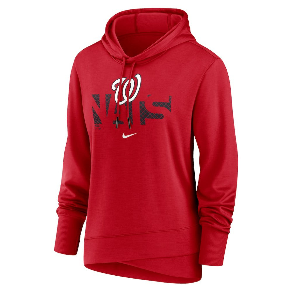 Washington Nationals Nike Women's Diamond Knockout Performance Pullover Hoodie - Red - Nike Sale