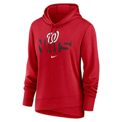 Washington Nationals Nike Women's Diamond Knockout Performance Pullover Hoodie - Red - Nike Sale