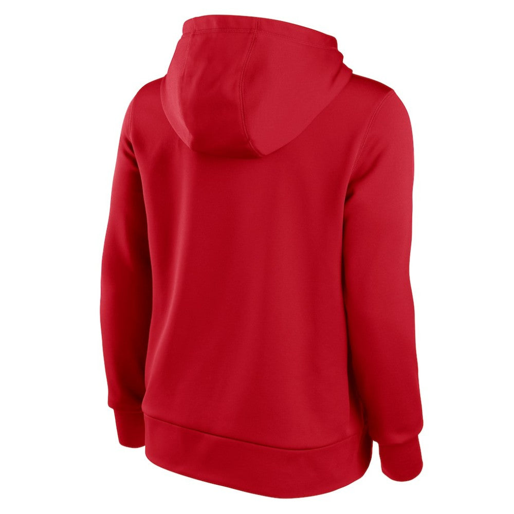 Washington Nationals Nike Women's Alternate Logo Performance Pullover Hoodie - Red - Nike Sale