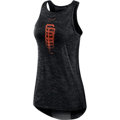 San Francisco Giants Nike Women's Logo Fade High Neck Performance Tank Top - Black - Nike on Sale