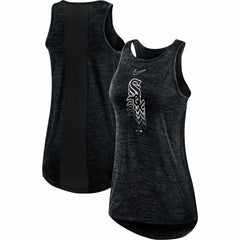 Chicago White Sox Nike Women's Logo Fade High Neck Performance Tank Top - Black - Nike Sale