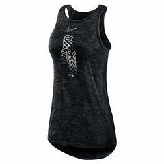 Chicago White Sox Nike Women's Logo Fade High Neck Performance Tank Top - Black - Nike Sale