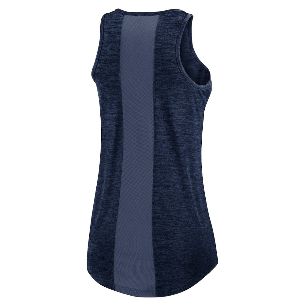 Boston Red Sox Nike Women's Logo Fade High Neck Performance Tank Top - Navy - Nike Lifestyle