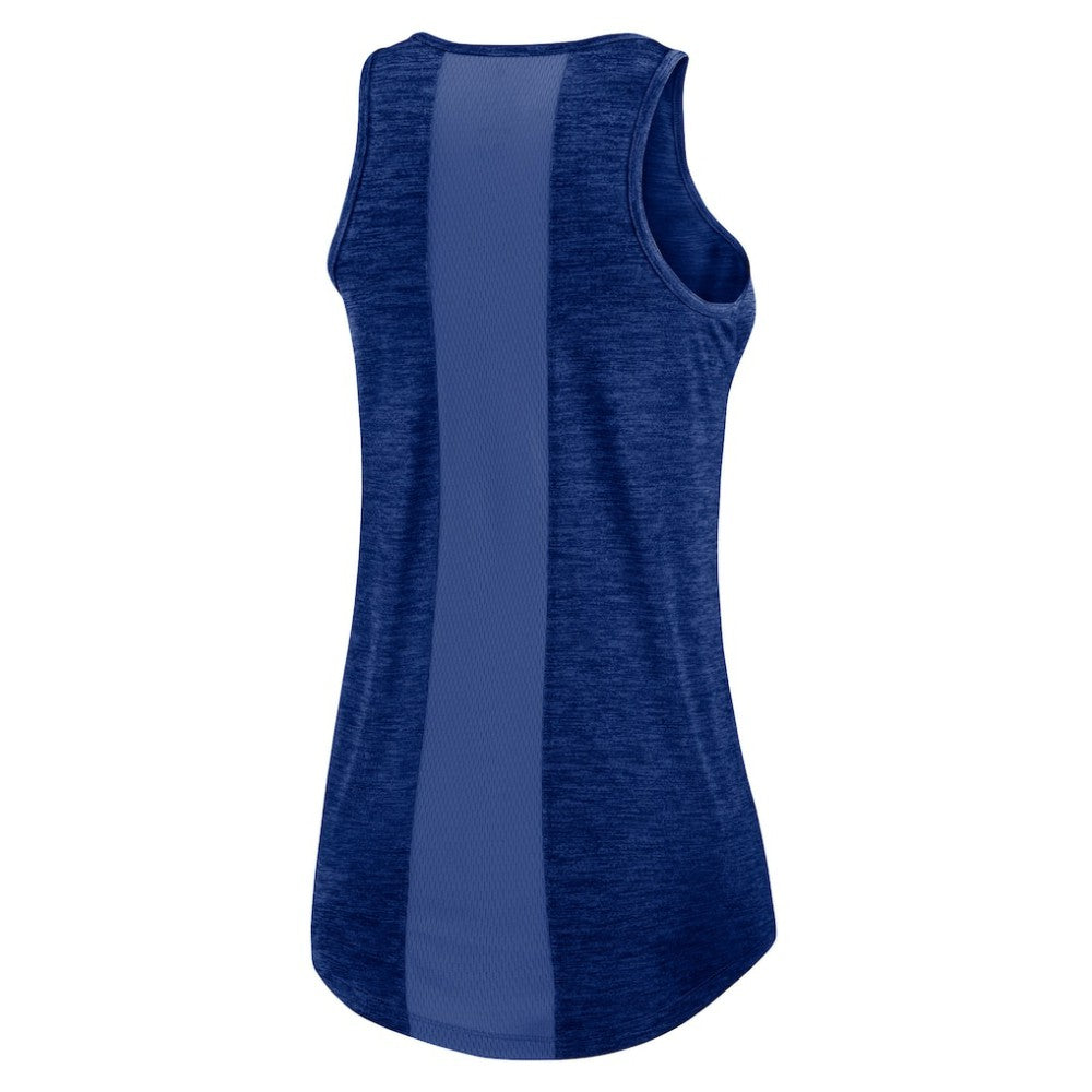 Los Angeles Dodgers Nike Women's Logo Fade High Neck Performance Tank Top - Royal - Nike Lifestyle