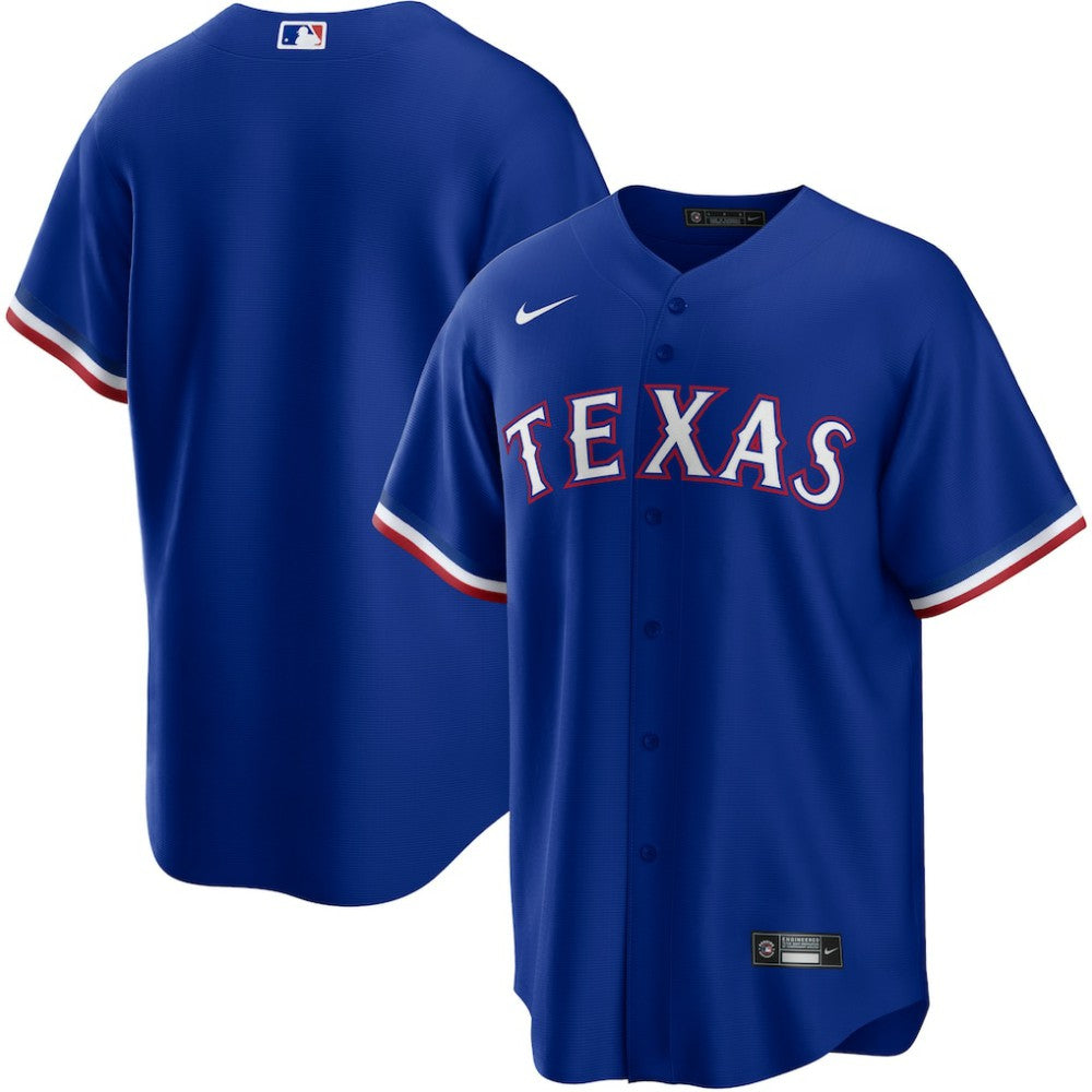 Texas Rangers Nike Alternate Replica Team Logo Jersey - Royal - Nike Sale
