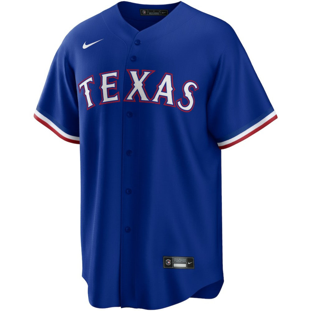 Texas Rangers Nike Alternate Replica Team Logo Jersey - Royal - Nike Sale