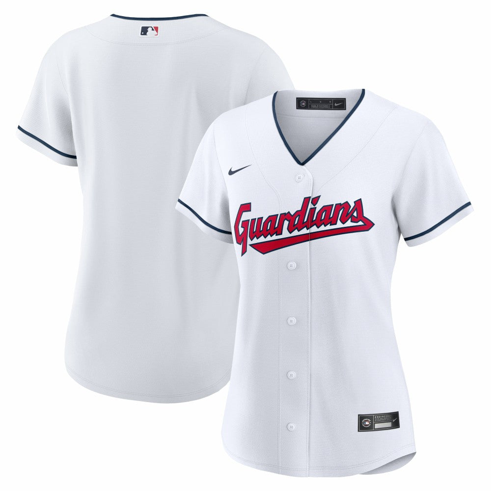 Women's Cleveland Guardians Nike Home Replica Team Jersey - White - Nike Online