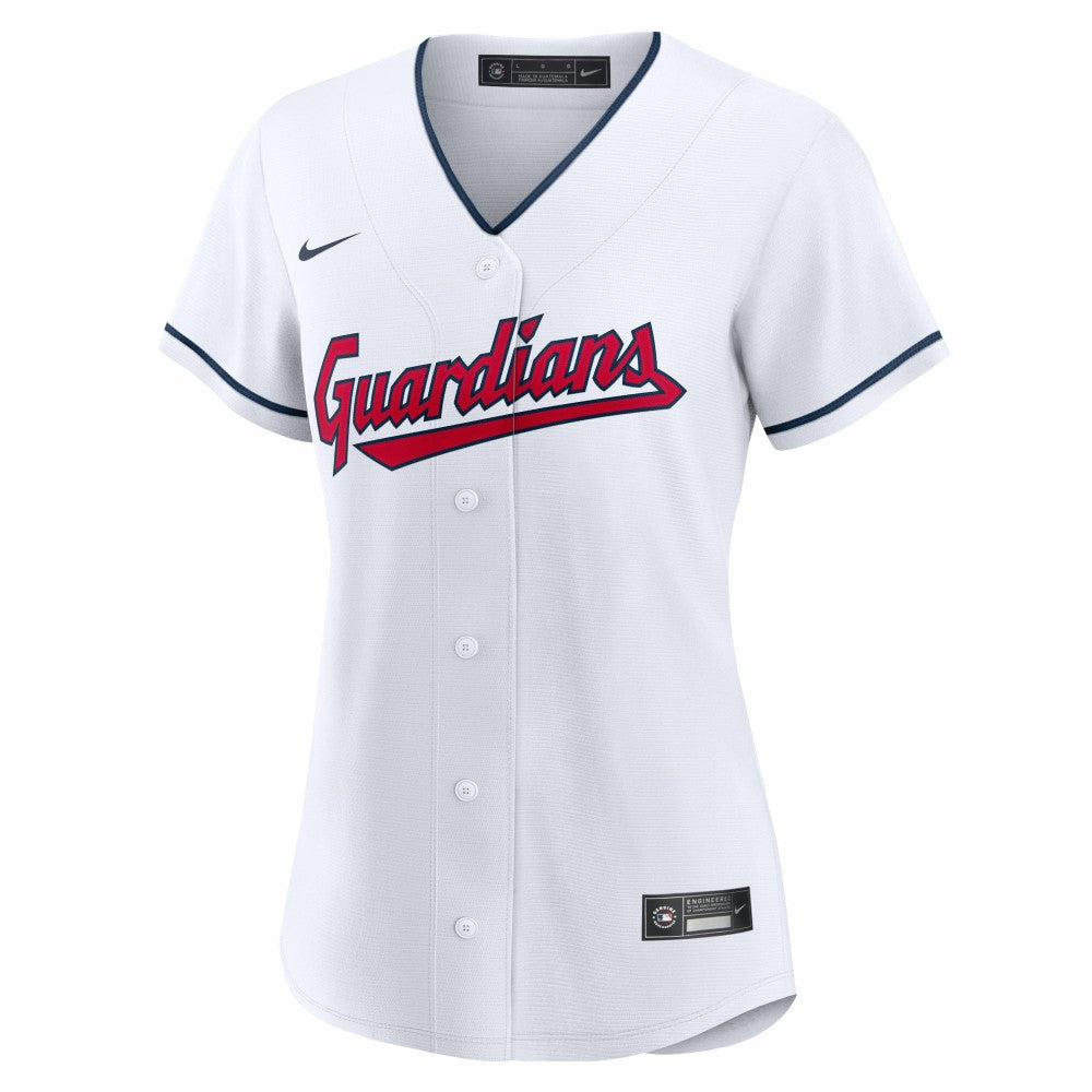 Women's Cleveland Guardians Nike Home Replica Team Jersey - White - Nike Online