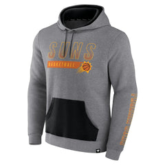 Phoenix Suns Off The Bench Color Block Pullover Hoodie Heathered Gray | Fanatics